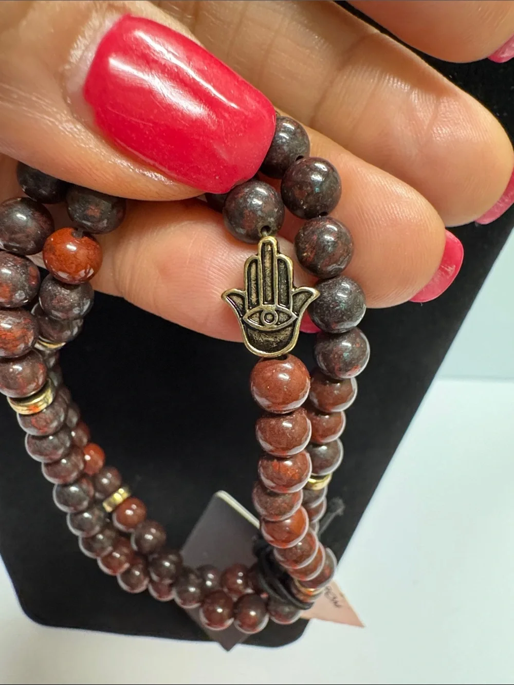 Nordstrom Beaded Bracelet with Gold Accents